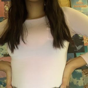 Light Pink Forever 21 Body Suite